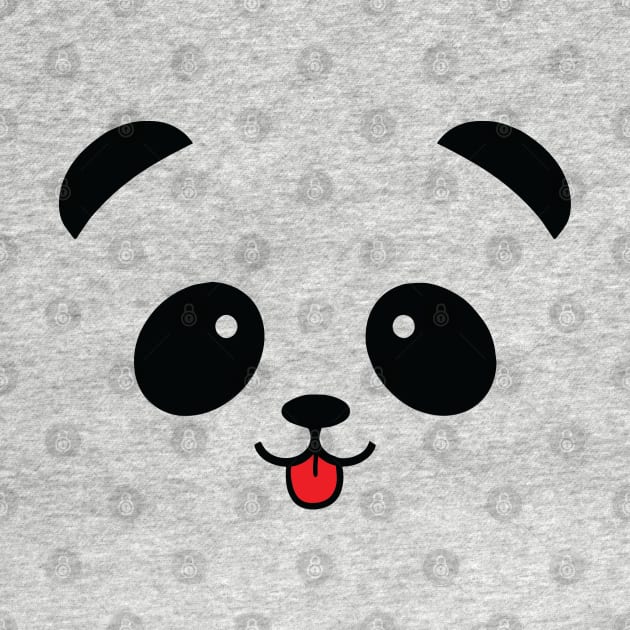 Cute Giant Panda Blep Mlem Meme by alltheprints